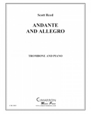 アンダンテとアレグロ（スコット・リード）（トロンボーン+ピアノ）【Andante and Allegro】