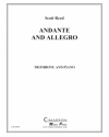 アンダンテとアレグロ（スコット・リード）（トロンボーン+ピアノ）【Andante and Allegro】