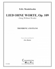 無言歌・Op.109（フェリックス・メンデルスゾーン）（トロンボーン+ピアノ）【Lied Ohne Worte, Op.109】