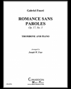 無言歌（ガブリエル・フォーレ）（トロンボーン+ピアノ）【Romance sans Paroles】