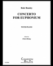 協奏曲（ルール・ビーズリー）（ユーフォニアム+ピアノ）【Concerto for Euphonium】