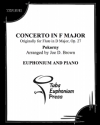 協奏曲・ヘ長調（ポコルニー）（ユーフォニアム+ピアノ）【Concerto in F Major】