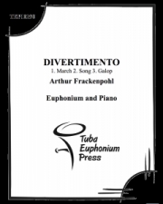 ディヴェルティメント（アーサー・フラッケンポール）（ユーフォニアム+ピアノ）【Divertimento】