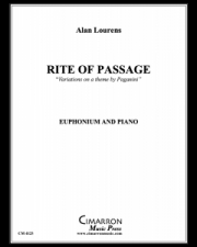 通過儀礼（アラン・ローレンス）（ユーフォニアム+ピアノ）【Rite of Passage】