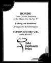 ロンド（ベートーヴェン）（ユーフォニアム+ピアノ）【Rondo from Violin Sonata in Eb Major Op. 12 No. 3】