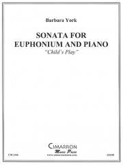 ユーフォニアムのためのソナタ（バーバラ・ヨーク）（ユーフォニアム+ピアノ）【Sonata for Euphonium】