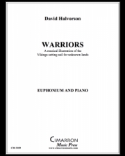 ウォーリアーズ（デビッド・ハルヴォーソン）（ユーフォニアム+ピアノ）【Warriors】
