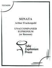 ユーフォニアムのためのソナタ（アーサー・フラッケンポール）（ユーフォニアム）【Sonata for Solo Euphonium】