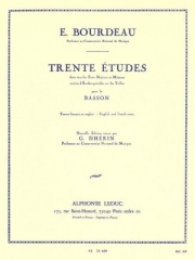 30の練習曲（ウジューヌ・ブルドー）（バスーン）【30 Etudes】
