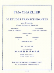 36の超絶技巧練習曲 (テオ・シャルリエ)（トランペット）【36 Etudes Transcendantes】