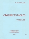 5つのやさしい小品（オデット・ガルテンローブ）（フルート+ピアノ）【5 Pieces Faciles】