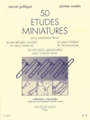 50のミニチュア練習曲（Galiègue M. Jérôme）（トロンボーン）【50 études miniature】