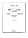 6つの練習曲（フリードリヒ・ベール）（クラリネット）【6 Etudes】