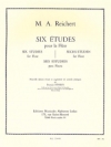 6つの練習曲（マテュー＝アンドレ・ライヒェルト）（フルート）【6 Etudes】