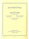 6つの練習曲（ジャン＝ミシェル・ドフェイ）（テューバ二重奏）【6 Etudes】