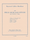6つの練習用小品（レイモン・ガロワ＝モンブラン）（クラリネット+ピアノ）【 6 Pieces Musicales D'Etude】