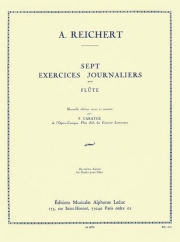 7つの日課練習曲・Op.5（マテュー＝アンドレ・ライヒェルト） (フルート）【7 Exercices Journaliers Op. 5】