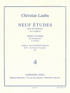 9つの練習曲・Vol.4（クリスチャン・ローバ）（バリトンサックス）【9 Etudes Vol.4】