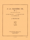 ア・ラ・メニエル・デ・No.1（ジャックス・ドレクリューズ）（スネアドラム）【A La Maniere De No.1】