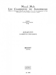 アダージョ（モーツァルト） (アルトサックス+ピアノ）【Adagio from the Clarinet Concerto】