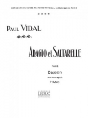 アダージョとサルタレッロ（ポール・ヴィダル）（バスーン+ピアノ）【Adagio Et Saltarelle】