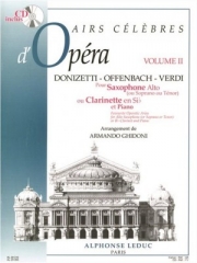 Airs Celebres D'Operas・Vol.2 (クラリネット+ピアノ）