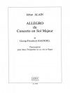 アレグロ (ヘンデル)  (トランペット二重奏+オルガン)【Allegro from the Concerto Op.4, No.1 in G major】