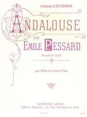 アンダルーズ・Op.20（エミル・ペッサール） (フルート+ピアノ）【Andalouse Op.20】