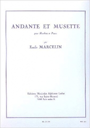 アンダンテとミュゼット（エミール・マルセラン） (オーボエ+ピアノ）【Andante Et Musette】