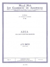 アリア（バッハ） (アルトサックス+ピアノ）【Aria From Suite in D BWV 1068】