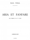 アリアとファンファーレ (ポール・ヴィダル)（トランペット+ピアノ）【Aria et Fanfare】