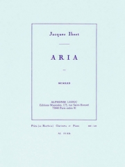 アリア  (ジャック・イベール）(木管三重奏+ピアノ)【Aria】