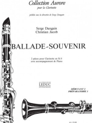 Ballade / Souvenir（セルジュ・ダンガン） (クラリネット+ピアノ）