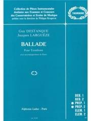 バラード（ガイ・デタンク）（トロンボーン+ピアノ）【Ballade】