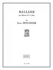 バラード・Op.88（Anton Dewanger） (クラリネット+ピアノ）【Ballade Op.88】