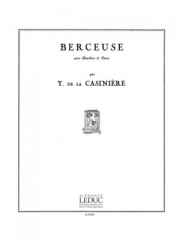 子守歌（Yves de la Casinière） (オーボエ+ピアノ）【Berceuse】