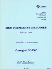 Mes Premieres Melodies（ジョルジュ・ブランク） (アルトサックス）