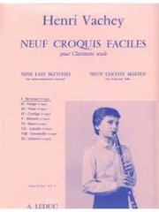 ブルース（アンリ・ヴァシェイ） (クラリネット）【9 Croquis faciles No.6: Blues】