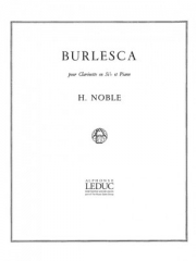 バーレスク（ハロルド・ノーブル） (クラリネット+ピアノ）【Burlesca】