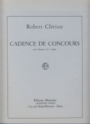 コンテスト・カデンツァ（ロベール・クレリス） (クラリネット+ピアノ）【Cadence De Concours】
