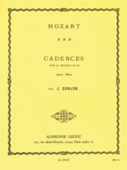 ケイデンス（モーツァルト） (フルート+ピアノ）【Cadenzas by J.Donjon for Concerto KV314】
