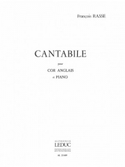 カンタービレ（フランソワ・ラッセ） (コーラングレ+ピアノ）【Cantabile】