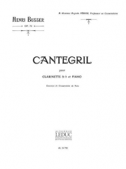 カントグリル・Op.72（アンリ・ビュッセル） (クラリネット+ピアノ）【Cantegril Op.72】