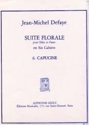 キャプシーヌ（ジャン＝ミシェル・ドフェイ） (フルート+ピアノ）【Suite florale No.6: Capucine】
