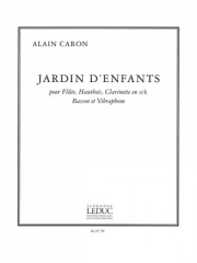 Caron Jardin D'Enfants  (アラン・カロン）(木管四重奏+ビブラフォン)