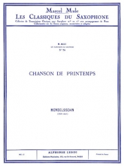 春の歌・Op.62・No.6・イ長調（フェリックス・メンデルスゾーン） (テナーサックス+ピアノ）【Chanson de Printemps Op.62 No.6 in A major】