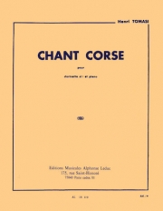 コルシカの歌（アンリ・トマジ） (クラリネット+ピアノ）【Chant Corse】