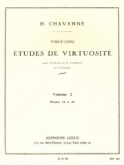 25の技巧的練習曲・Vol.2 (アンリ・シャヴァンヌ)（トランペット）【25 Etudes de Virtuosite Vol. 2】