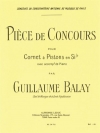 コンクール用小品（ギヨーム・バレイ）（コルネット+ピアノ）【Pièce De Concours】
