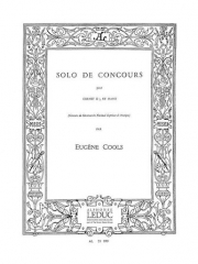 コンクールのための独奏曲 (ユージン・クールズ)（トランペット+ピアノ）【Solo De Concours】